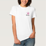 Chic Bling Diamond Diva Embroidered Shirt at Zazzle