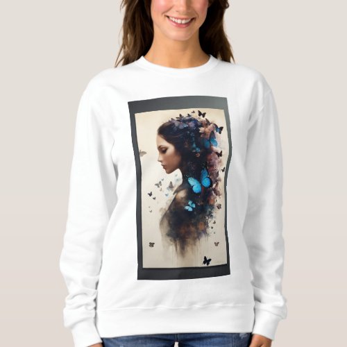 Chic Blossoms Trendy Girls T_Shirt Boutique Sweatshirt