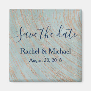 Chic Blue and Copper color Magnet