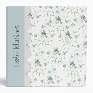 Chic Blue Bells Custom Wedding Planner Binder