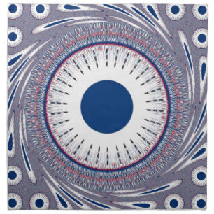 Chic blue cloth napkin