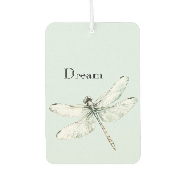 Chic Blue Dragonfly Dream Air Freshener (Front)