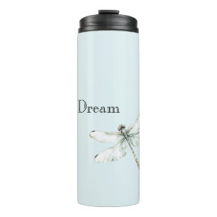 Chic Blue Dragonfly Dream Thermal Tumbler