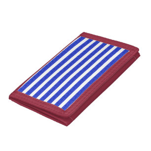 Chic Blue Geometric Photo Wallet