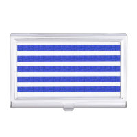 Chic Blue Geometric Stripes 