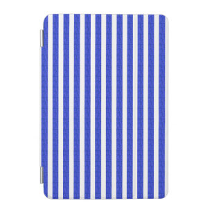 Chic Blue Geometric Stripes  iPad Mini Cover