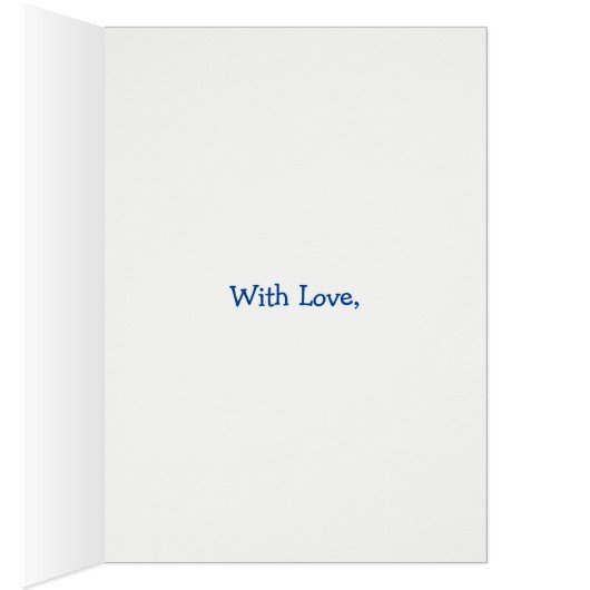 Chic Blue, Green, White 80th Birthday for Cousin (Inside (Right))