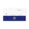 Chic Blue Jeweled Snowflake Wedding Place Card