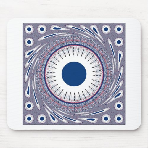 Chic  blue mouse pad