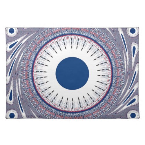 Chic  blue placemat