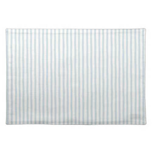Chic Blue White Stripes Cloth Placemat