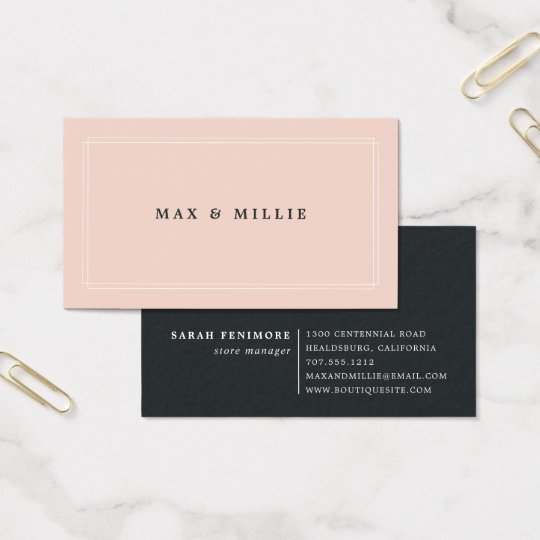 retail business cards