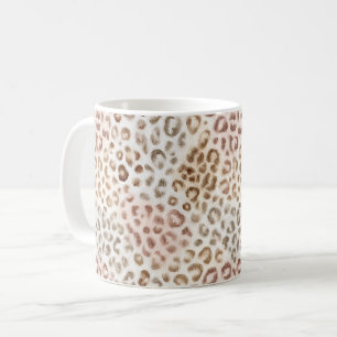 Chic Blush Ivory Leopard Coffee Mug