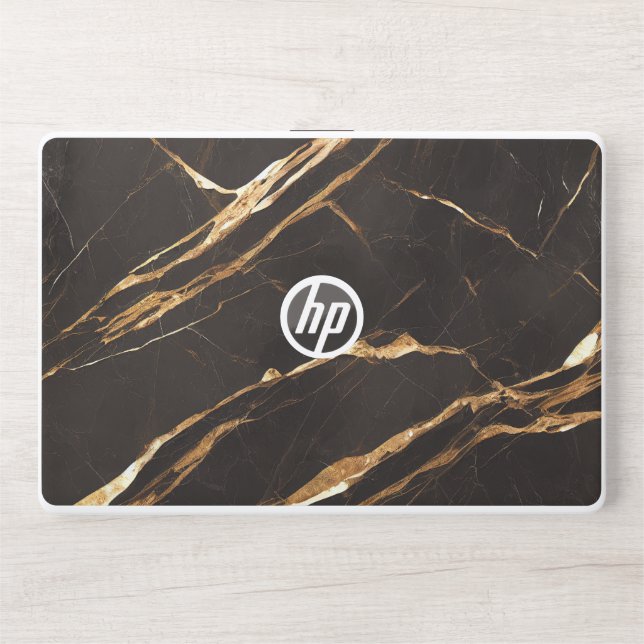 Chic blush marble laptop skin. HP laptop skin (Front)
