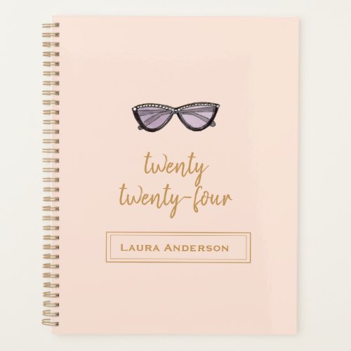 Chic Blush pink and gold 2022 Planner