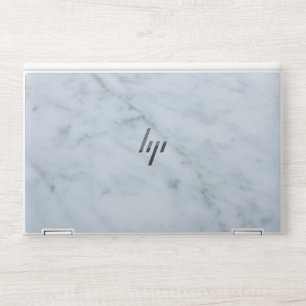 Chic Blush Pink Gold Vein Marble Laptop Skin