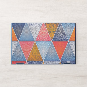 Chic Blush Pink Gold Vein Marble Laptop Skin