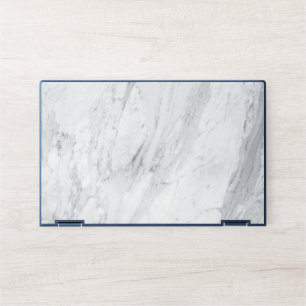 Chic Blush Pink Gold Vein Marble Laptop Skin