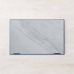Chic Blush Pink Gold Vein Marble Laptop Skin