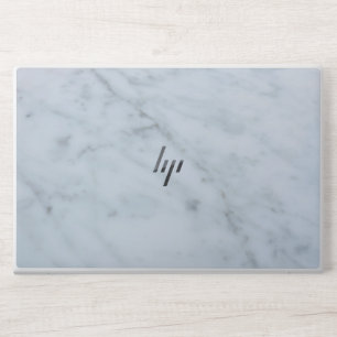 Chic Blush Pink Gold Vein Marble Laptop Skin