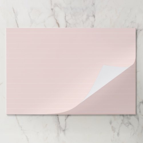 Chic blush pink white very thin Stripes placemats