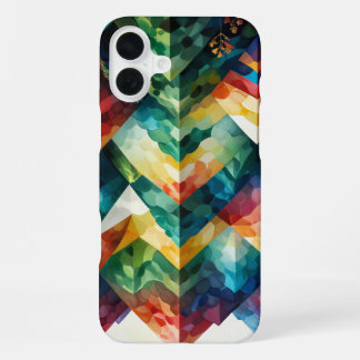 Chic Bohemian Patterns with Earthy Tones iPhone 16 Plus Case