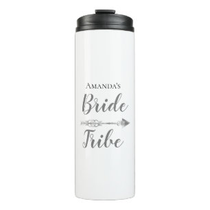 Chic Boho Bride Tribe Personalized     Thermal Tumbler