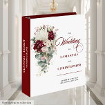 Chic Boho Burgundy White Rose Wedding Keepsake 3 Ring Binder<br><div class="desc">✅ For matching items search 208W in my collections ✅ Keep your wedding memories beautifully organized with this boho wedding binder and memory album, featuring watercolor burgundy and white roses accented with shimmering gold leaves. Designed in a rich and romantic palette of burgundy, marsala, maroon, deep red, dark red, white,...</div>
