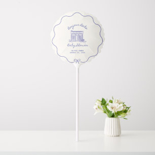 Chic Bonjour bebe baby shower Balloon