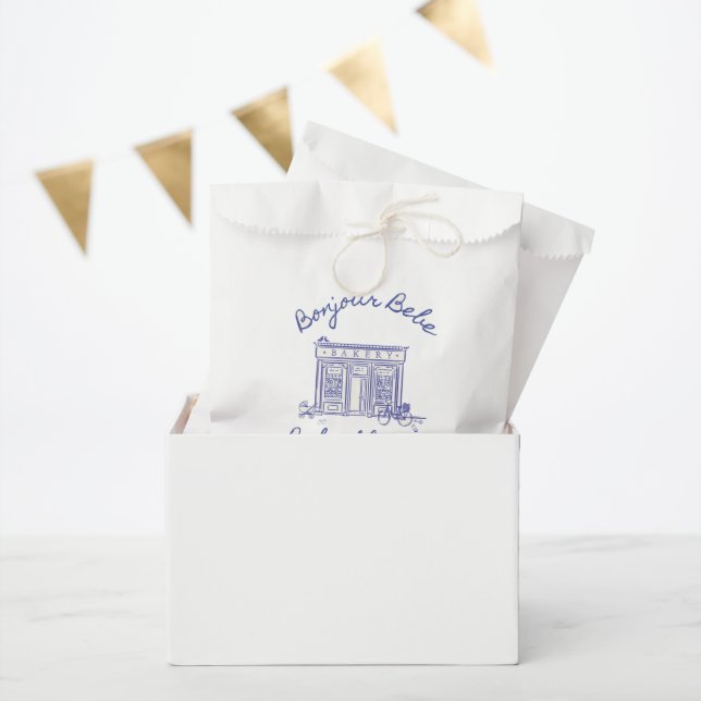 Chic Bonjour bebe baby shower Favor Bag (Party)