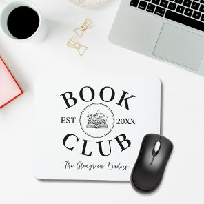 Chic Book Club Members Personalized Gift Mousepad