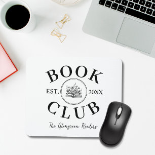 Chic Book Club Members Personalized Gift Mousepad
