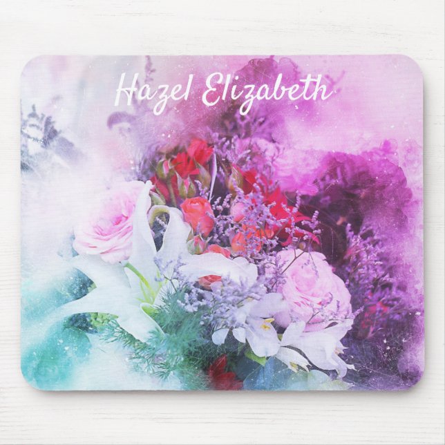 Chic Botanical Garden Mouse Pad (Front)