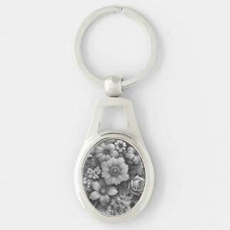 Chic Bouquet of Flowers Keychain