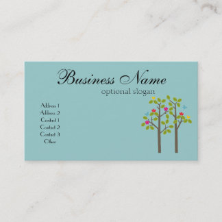Chic Boutique Blue Business Card