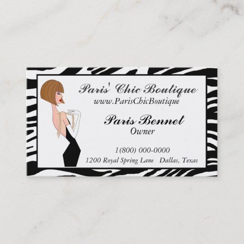Chic Boutique Business Cards