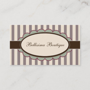 Chic Boutique Designer Business Cards: lavender Business Card