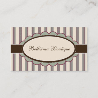 Chic Boutique Designer Business Cards: lavender Card