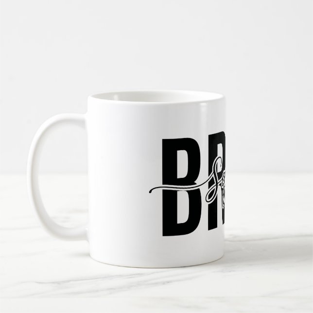 Chic Bride Squad Bachelorette Coffee Mug (Left)