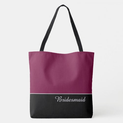 Chic Bridesmaid Tote Bag