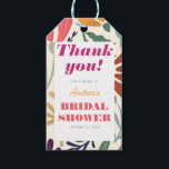 Chic Bright Colorful Mismatch Floral Bridal Shower Gift Tags<br><div class="desc">Chic Bright Colorful Mismatch Floral Bridal Shower Gift Tags</div>