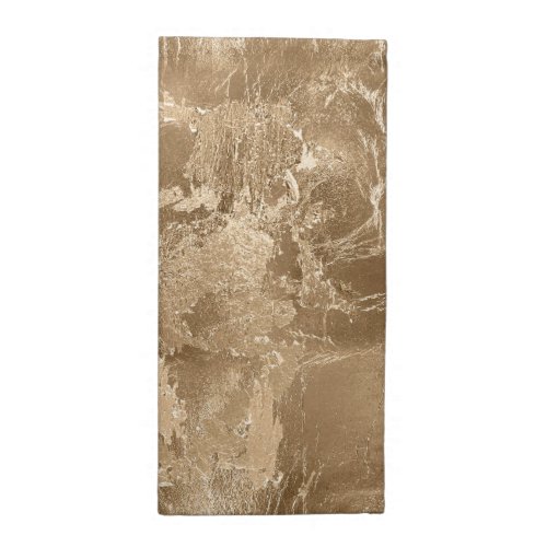 Chic Bronze Gold  Cloth Napkin