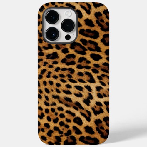 Chic Brown Leopard Print  Case_Mate iPhone 14 Pro Max Case