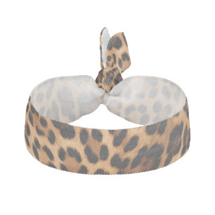 Chic Brown Leopard Print Elastic Hair Tie