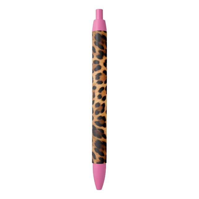 Chic Brown Leopard Print  Pen (Front Vertical)