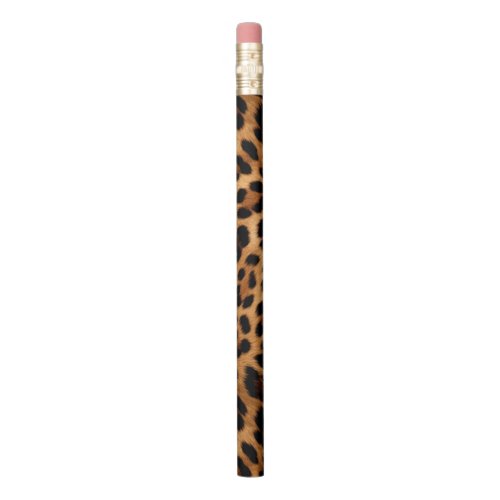 Chic Brown Leopard Print  Pencil