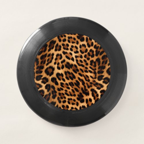 Chic Brown Leopard Print  Wham_O Frisbee