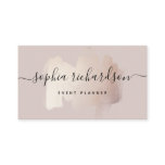 Chic Brush Stroke | Faux Rose Gold on Neutral Rose Business Card Chic Brush Stroke | Faux Rose Gold on Neutral Rose Business Card