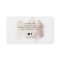 Chic Brush Stroke | Faux Rose Gold on White