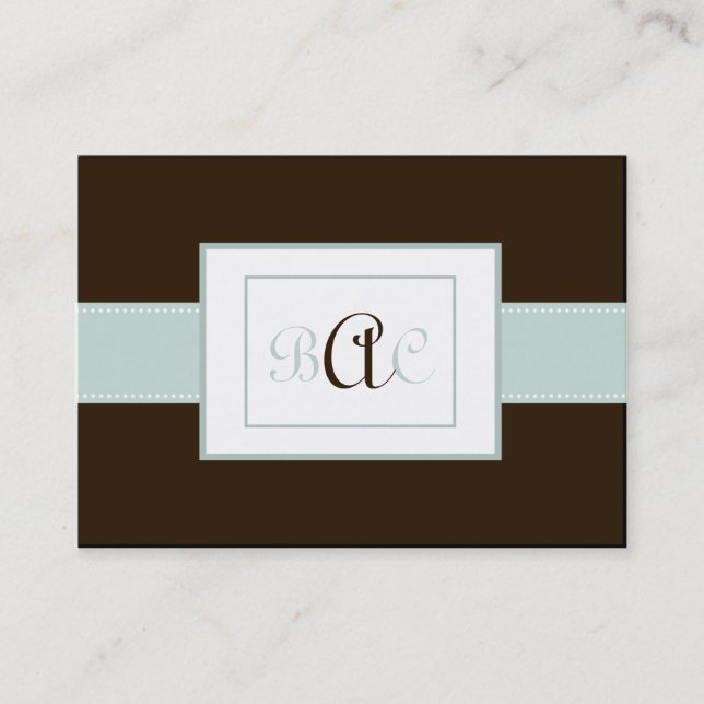Chic Bryn Chubby Business Cards (Front)
